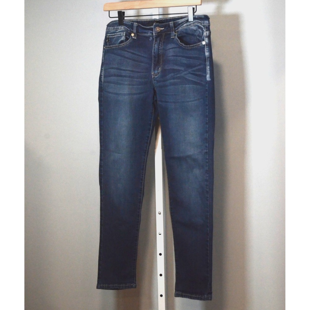 Kancan Jeans Size W13/30 (Juniors Size 13/30 Inseam) Tapered Legs Whiskers - Picture 1 of 4